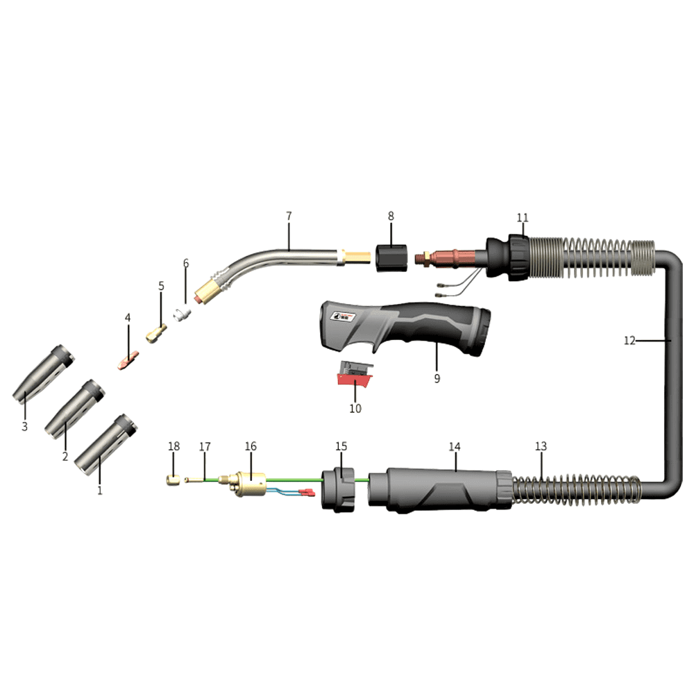 Mig Welding Torch Spares